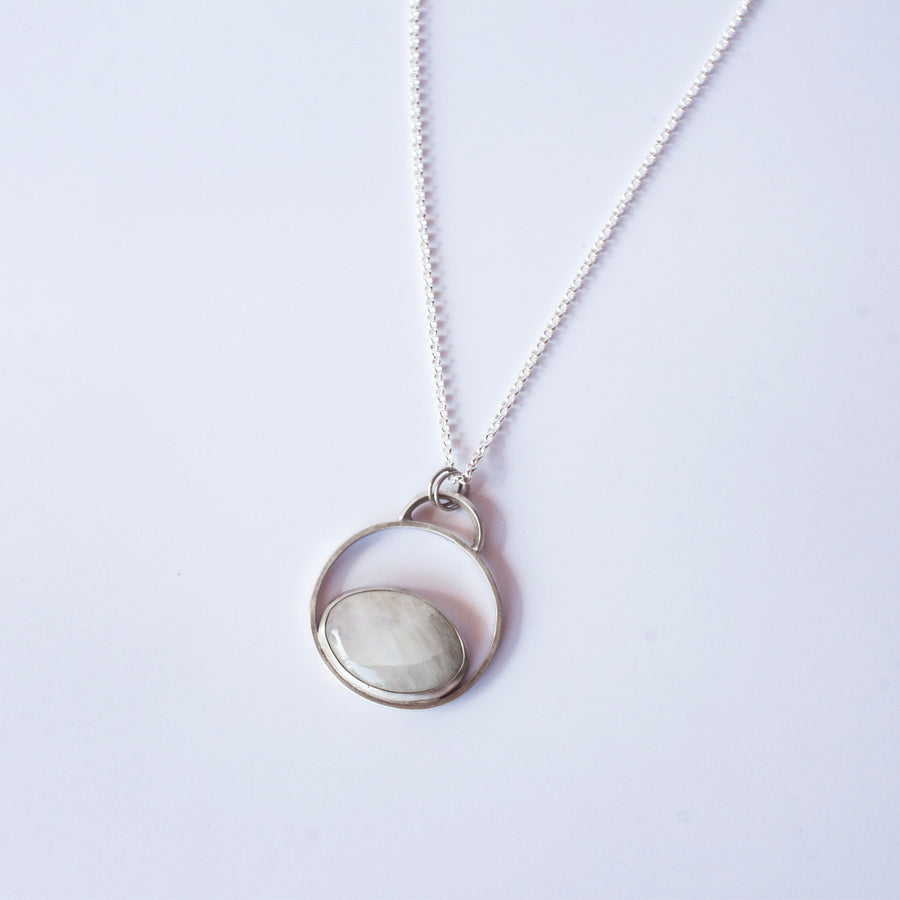 Nested Moonstone Necklace
