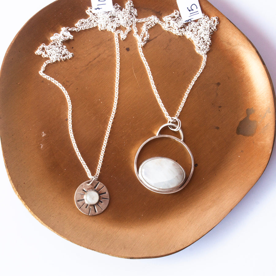 Nested Moonstone Necklace