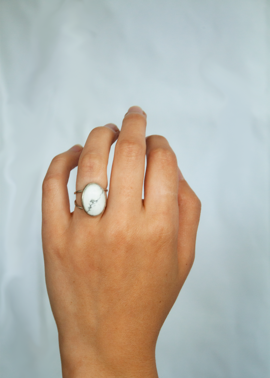 Howlite Open Ring-Made to Order